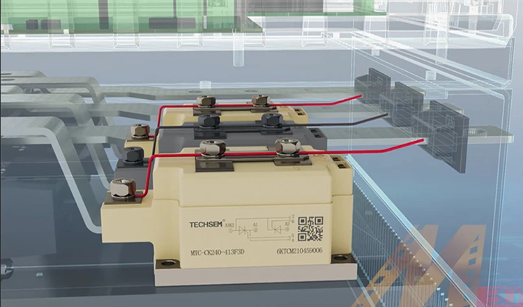 5.5KW-800KW Built in Bypass Soft Starter Replace EMX3